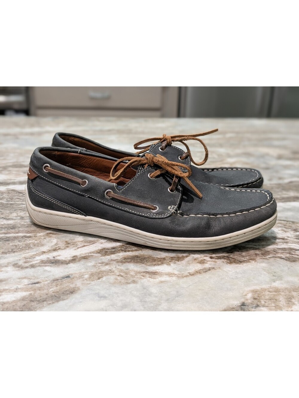 Johnston & Murphy Slate Grey Canvas Shoes | Comfy | easy everyday classic GUC
